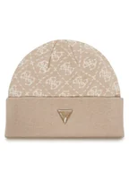 Czapki damskie - Guess Czapka M5BZ18 Z0442 Beżowy - miniaturka - grafika 1