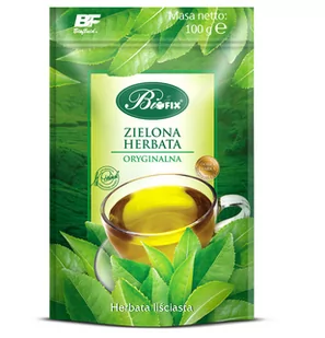 BiFix Zielona herbata oryginalna liściasta 100 g 1125689 - Zioła - miniaturka - grafika 1