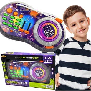 Konsoleta Podświetlana Konsola DJ Muzyka Dla Dzieci Zabawka Prezent - Instrumenty muzyczne dla dzieci - miniaturka - grafika 1