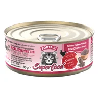 Mokra karma dla kotów - 6x80g Porta 21 Superfood kurczak z komosą ryżową, mokra karma dla kota| - miniaturka - grafika 1