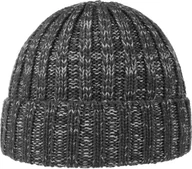 Czapki damskie - Czapka Beanie Harlem, szary, One Size - miniaturka - grafika 1