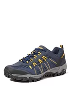 Buty trekkingowe męskie - Hi-Tec Męskie buty trekkingowe Jaguar Low Rise, Granatowy żółty - 40 EU - miniaturka - grafika 1