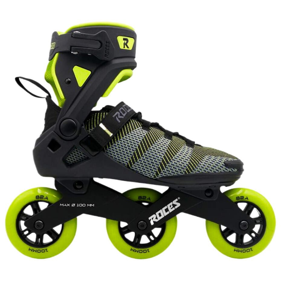 Rolki męskie Roces R-EVO 100 Black/Lime EUR 43