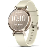 Smartwatch - Garmin Lily 2 35mm Złota koperta z beżowym paskiem - miniaturka - grafika 1