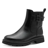 Kozaki damskie - Marco Tozzi Damskie 2-25429-45 modne kozaki, czarne, 41 EU, czarny, 41 EU - miniaturka - grafika 1