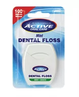 Nici dentystyczne - Dental Floss nić dentystyczna woskowana Mint 100 metrów - miniaturka - grafika 1