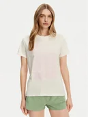 Koszulki i topy damskie - Roxy T-Shirt ERJZT05911 Écru Regular Fit - miniaturka - grafika 1