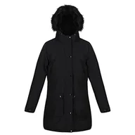 Kurtki damskie - Regatta Damska kurtka Voltera Parka, Czarny, 44 PL 5059404285563 - miniaturka - grafika 1