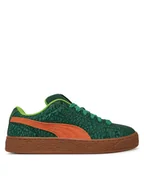 Buty dla chłopców - Puma Sneakersy Suede XL TMNT Jr 401427 01 Zielony - miniaturka - grafika 1