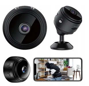 Mini Kamera Szpiegowska Full HD WIFI Bezprzewodowa - Kamery IP Mini Kamera Szpiegowska Full HD WIFI Bezprzewodowa - Kamery IP - miniaturka - grafika 1