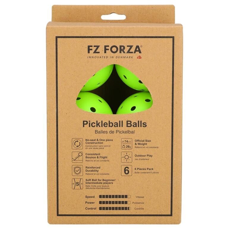 Piłki do pickleballa FZ Forza 40S 6 Pack