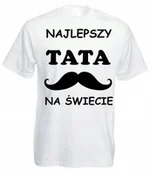Koszulki męskie - KOSZULKA NA PREZENT NAJLEPSZY TATA NA ŚWIECIE - miniaturka - grafika 1