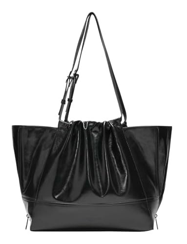Liebeskind Berlin L Lou 2 Paper Touch Shopper, kolor czarny, czarny