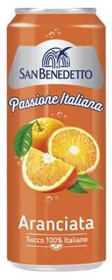 Lemoniada pomarańczowa Napój gazowany Aranciata 330ml - San Benedetto