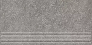 Opoczno Dry River Stopnica 29,5x59,4 Szary Grey - Płytki ceramiczne - miniaturka - grafika 2