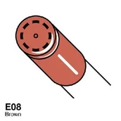 Kredki, ołówki, pastele i pisaki - Copic COPIC Ciao Marker E08 Brown 22075247 - miniaturka - grafika 1