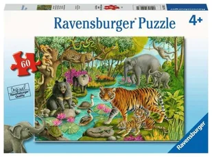 Puzzle 60 el. Animals of India. Zwierzęta z Indii Ravensburger - Puzzle - miniaturka - grafika 1
