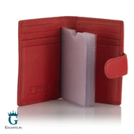 Portfele - Skórzane etui na wizytówki Valentini 15V-006 - miniaturka - grafika 1