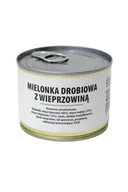 Pasztet i przetwory mięsne - Mielonka drobiowa z wieprzowiną 190 g konserwa wojskowa - miniaturka - grafika 1