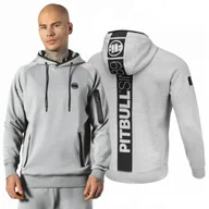 Odzież taktyczna i umundurowanie - Bluza z kapturem Pit Bull 300 Interlock Stafford '24 - Szary Melanż XL - miniaturka - grafika 1