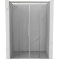 Ścianki i drzwi prysznicowe - Mexen Rox drzwi prysznicowe rozsuwane 150 cm, transparent, nikiel szczotkowany - 8C2-150-002-97-00 - miniaturka - grafika 1