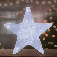 Oświetlenie świąteczne - Świąteczna Figurka akrylowa LED Gwiazda - miniaturka - grafika 1