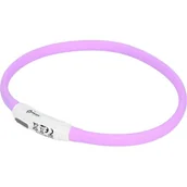 Odblaski i adresówki - AniOne Opaska odblaskowa z silikonu Candy różowy S-M - miniaturka - grafika 1