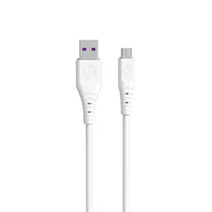 Dudao kabel przewód USB – micro USB 6A 1 m biały (TGL3M) - Kable USB - miniaturka - grafika 1