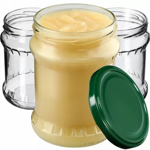 Słoiki Kisko 500ml 8 szt. 82mm + wieczka zielone - Pojemniki kuchenne Słoiki Kisko 500ml 8 szt. 82mm + wieczka zielone - Pojemniki kuchenne - miniaturka - grafika 1