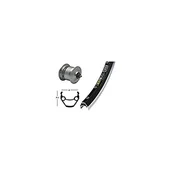 Piasty rowerowe - Bike-Parts Unisex – rower V dla dorosłych, 75 piasty DHC3003, srebrny, 1 rozmiar - miniaturka - grafika 1