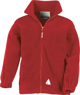 Kurtka dziecięca RT36J Junior Active Fleece Jacket Kids , Kolor:CZERWONY, Rozmiary:XS (4-6) - Kurtki i płaszcze dla dziewczynek - miniaturka - grafika 1
