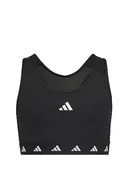 Biustonosze - adidas G TF Power Bra Biustonosz sportowy, biały/czarny, 12 lat Dziewczyna, biały/czarny, 12 lat - miniaturka - grafika 1