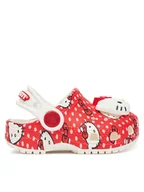 Buty dla dziewczynek - Crocs Klapki Hello Kitty Red Classic Clog T 210577 Kolorowy - miniaturka - grafika 1