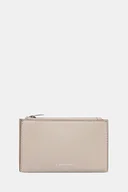 Portfele - Calvin Klein portfel damski kolor beżowy LV04F1090G - miniaturka - grafika 1
