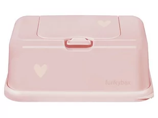 Funkybox Pojemnik na chusteczki Pink little heart FUNKYBOX 1342-0 - Chusteczki nawilżane - miniaturka - grafika 1
