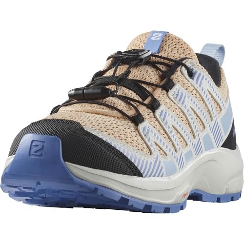 Salomon Xa Pro V8 dziecięce buty do biegania w terenie, uniseks, Peach Quartz Vanilla Ice Provence, 36 EU