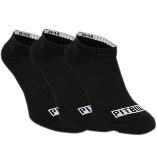 Krótkie skarpetki PIT BULL PAD czarne grube - 3 pary-39-42 - Majtki męskie - miniaturka - grafika 1