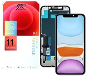 Części serwisowe do telefonów - WYŚWIETLACZ EKRAN LCD DO IPHONE 11 JK WYMIENNY CHIP - miniaturka - grafika 1