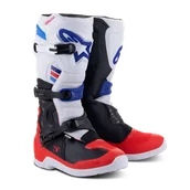 Buty motocyklowe - Buty Cross Alpinestars Tech 3 MX Złamany Biały/Jasnoczerwony/Ciemnoniebieski49,5 - miniaturka - grafika 1