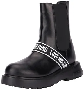 Love Moschino Ja24104g1lia0000, Botki Damskie, Czarny, 42 EU - Botki damskie - miniaturka - grafika 1