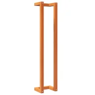 Ręczniki - vidaXL Wieszak na ręczniki wosk brązowy 23x18x110 cm lite drewno sosnowe - miniaturka - grafika 1