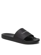 Klapki i japonki męskie - Calvin Klein Jeans Klapki Pool Slide HM0HM00455 Czarny - miniaturka - grafika 1