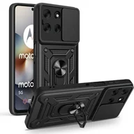 Etui i futerały do telefonów - Etui TECH-PROTECT Camshield Pro do Motorola Moto G56 5G Czarny - miniaturka - grafika 1