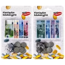 Pieniądze edukacyjne z akcesoriami  MEGA CREATIVE 483256 - Zabawy w naśladowanie dorosłych - miniaturka - grafika 1
