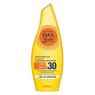 Dax Sun   Lekka emulsja do opalania z masłem kakaowym SPF 30 175ml - Balsamy i kremy do opalania - miniaturka - grafika 1