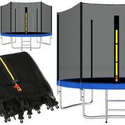 Akcesoria do trampolin - SPRINGOS Siatka zewnętrzna do trampoliny 180cm 6FT TSN-6FT 180 CM - miniaturka - grafika 1