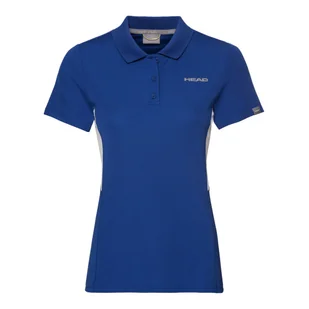 Koszulka tenisowa dziewczęca HEAD Club Tech Polo - Koszulki dla dziewczynek - miniaturka - grafika 1