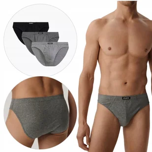 SLIPY MĘSKIE majtki sport bawełniane 3BMP-322 wygodne Atlantic *M - Majtki męskie - miniaturka - grafika 1