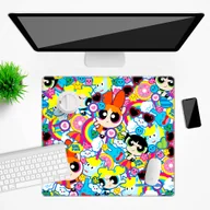 Podkładki na biurko - Mata na biurko The Powerpuff Girls wzór: Atomówki 041, 50x45cm - miniaturka - grafika 1