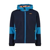 Kurtki i płaszcze dla chłopców - CMP, Kid Jacket Fix Hood, Boy, B.Blue-Danubio, 152 - miniaturka - grafika 1